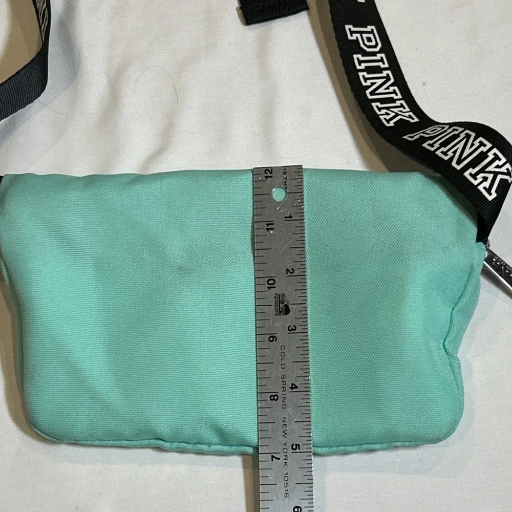 Victorias Secret PINK‎ TealWe Run This Beach Fanny Pack Waist Bag Purse & Koozie - Picture 6 of 8